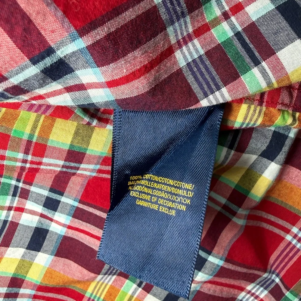 Ralph Lauren | Baby Cotton Classic Red Plaid Button Up | 18 Months